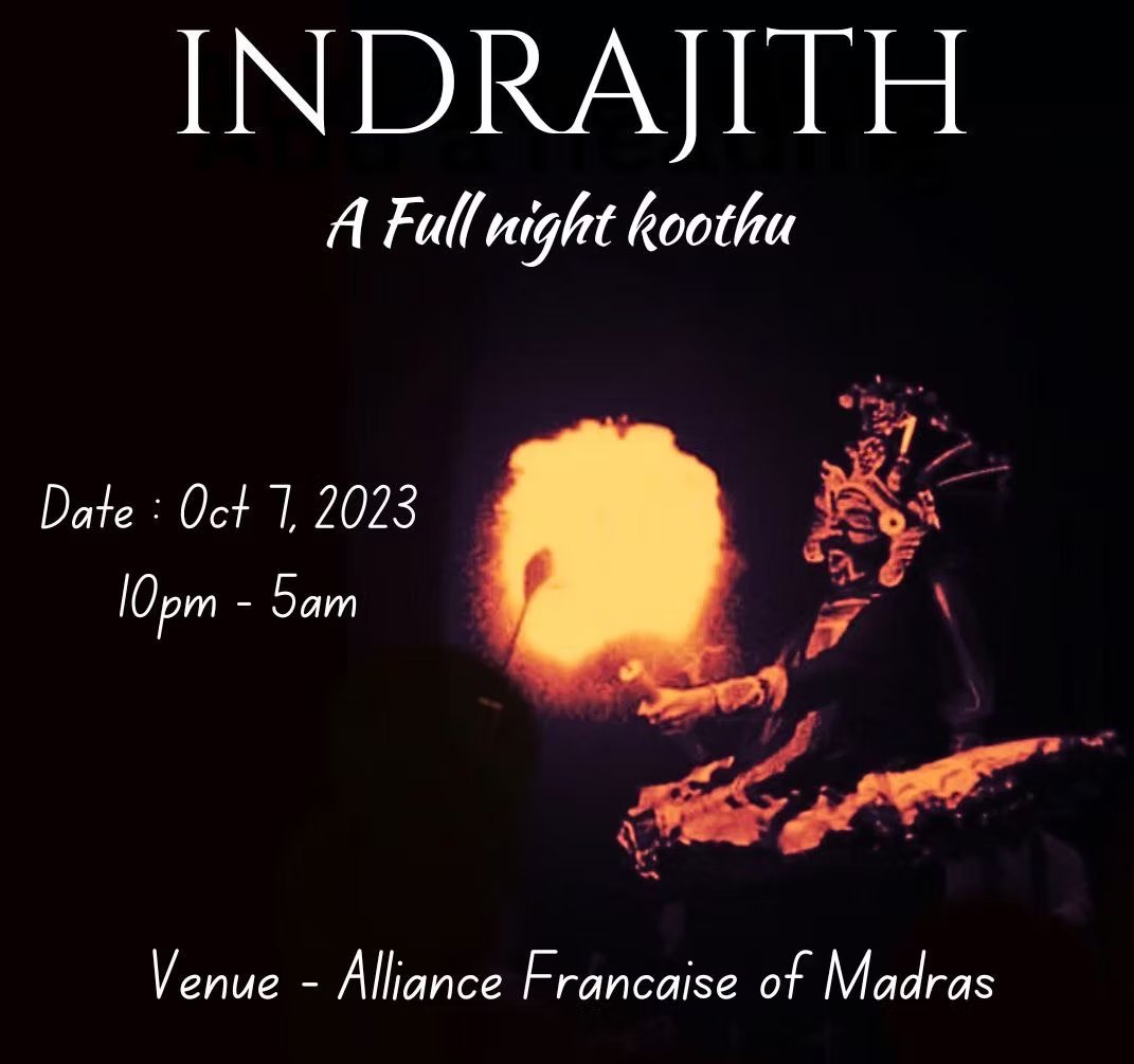 Indrajith, a full night koothu